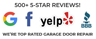 We’re Top rated garage door repair