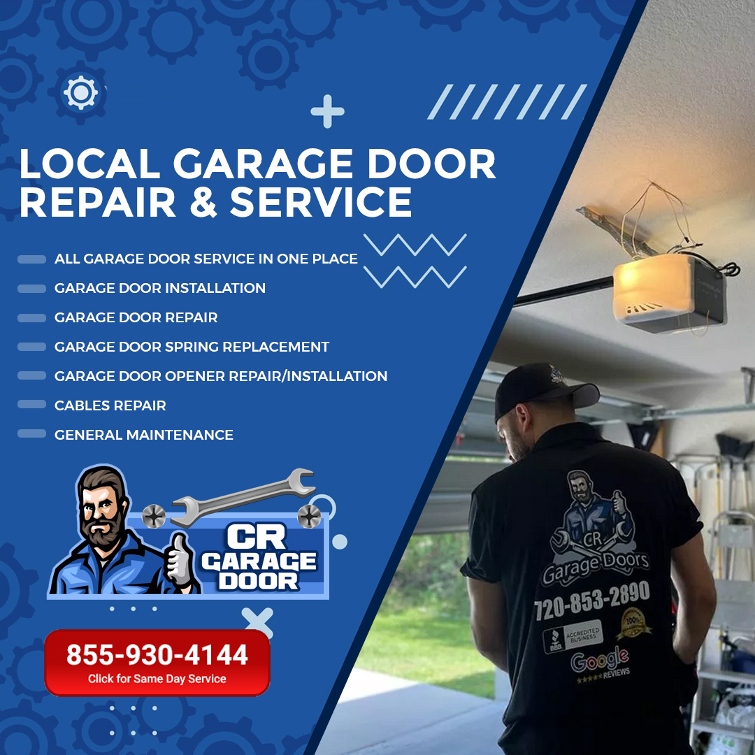 local garage door repair banner